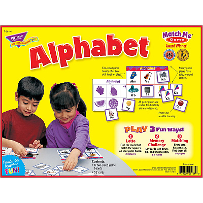 TREND Match Me Alphabet Learning Game (TEPT58101)
