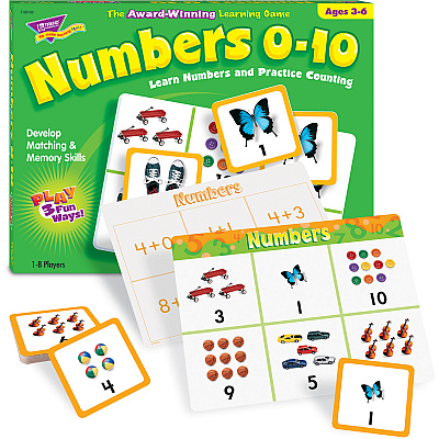 TREND Match Me Numbers 0-10 Learning Game (TEPT58102)