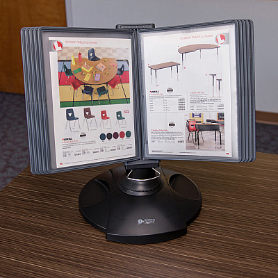 Business Source Deluxe Catalog Display Rack (BSN62888)
