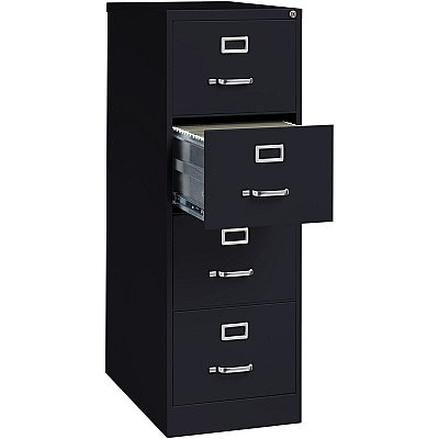 Lorell Fortress Series 26-1/2" Commercial-Grade Vertical File Cabinet (LLR60198)