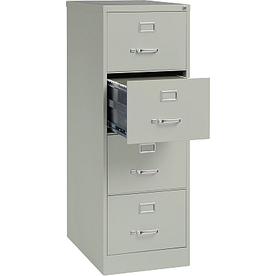 Lorell Fortress Series 26-1/2" Commercial-Grade Vertical File Cabinet (LLR60199)