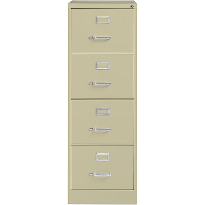 Lorell Fortress Series 26-1/2" Commercial-Grade Vertical File Cabinet (LLR60197)
