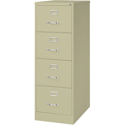 Lorell Fortress Series 26-1/2" Commercial-Grade Vertical File Cabinet (LLR60197)