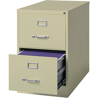 Lorell Fortress Series 26-1/2" Commercial-Grade Vertical File Cabinet (LLR60660)