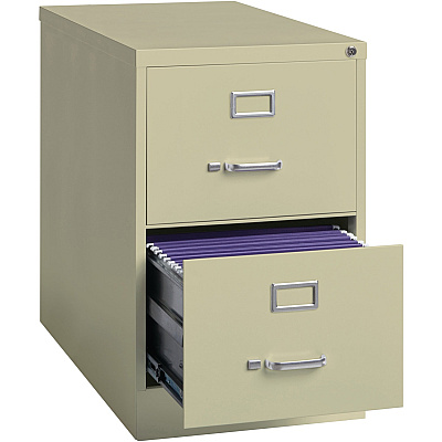 Lorell Fortress Series 26-1/2" Commercial-Grade Vertical File Cabinet (LLR60660)