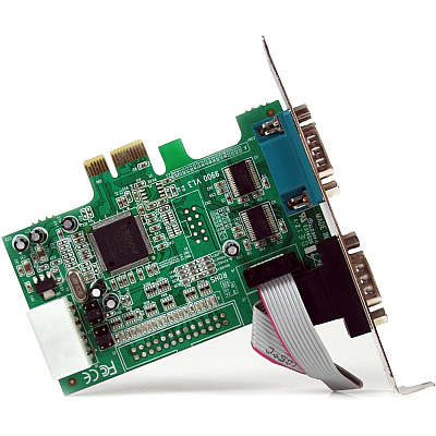 StarTech 2port Pcie Rs232 Serial Db9 Adapter Card (PEX2S553)