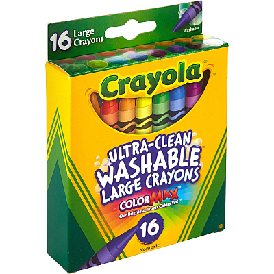 Crayola Ultra-Clean Washable Large Crayons (CYO523281)
