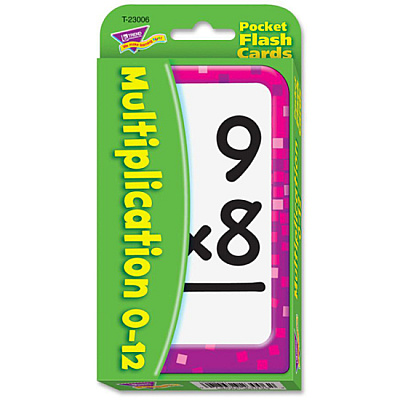TREND Multiplication Pocket Flash Cards (TEPT23006)