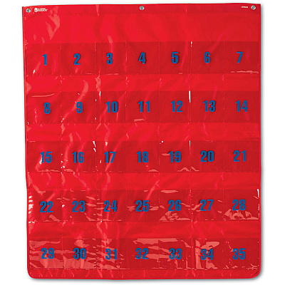 Learning Resources Calculator Storage Pocket Chart (LRNLER0056)