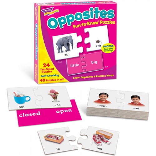 TREND Fun-to-Know Opposites Puzzles (T36004)