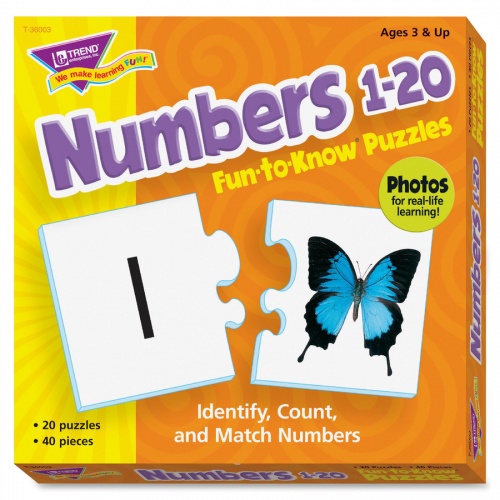 TREND Fun-to-Know 3" Numbers Puzzles (T36003)