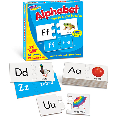 TREND Alphabet Fun-to-Know Puzzles (TEPT36002)