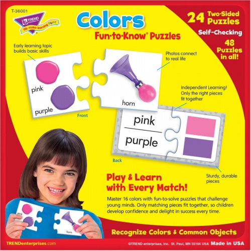 TREND Colors Fun-to-know Puzzles (36001)
