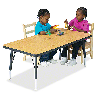 Jonti-Craft Berries Adult Height Color Edge Rectangle Table (6403JCA003)