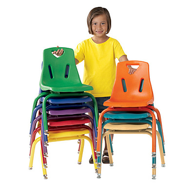Jonti-Craft Berries Plastic Chair with Powder Coated Legs (8120JC1008)
