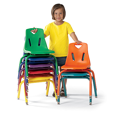 Jonti-Craft Berries Plastic Chair with Powder Coated Legs (8120JC1004)