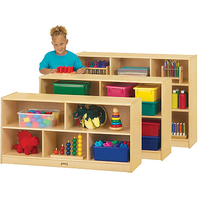 Jonti-Craft Low Single Mobile Storage Unit (0392JC)