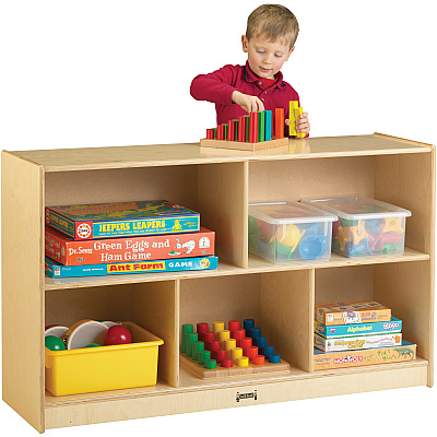 Jonti-Craft Low Single Mobile Storage Unit (0392JC)