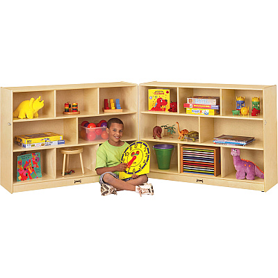 Jonti-Craft Mobile Fold-n-Lock Open Shelf Unit (0369JC)