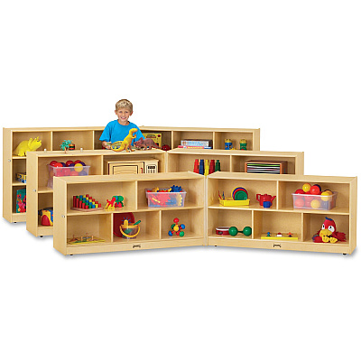 Jonti-Craft Rainbow Accents Toddler Fold-n-Lock Mobile Storage (0326JC)