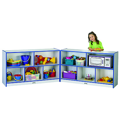 Jonti-Craft Rainbow Accents Fold-n-Lock Storage Shelf (0292JCWW003)