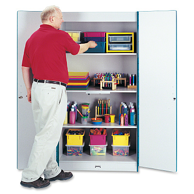 Jonti-Craft Rainbow Accents Classroom Closet Deluxe (5950JC180)