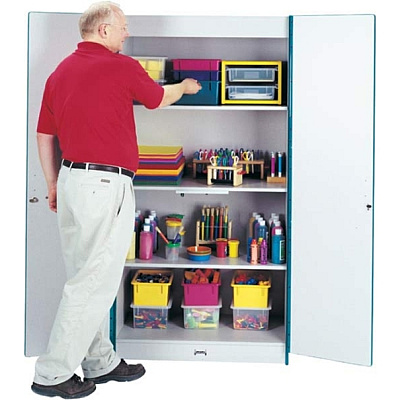 Jonti-Craft Rainbow Accents Classroom Closet Deluxe (5950JC112)