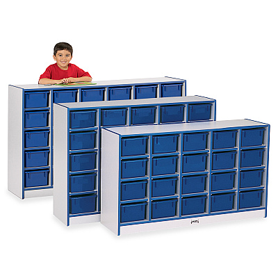 Jonti-Craft Rainbow Accents Cubbie-trays Storage Unit (0421JCWW112)