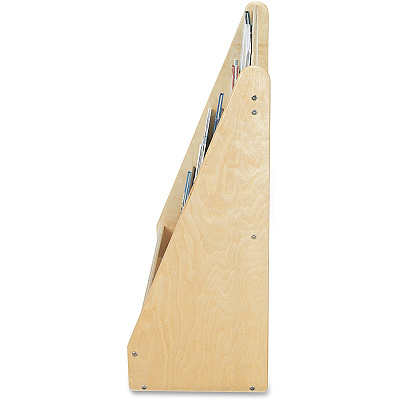Jonti-Craft Rainbow Accents Birch Flushback Pick-a-Book Stand (3514JC)