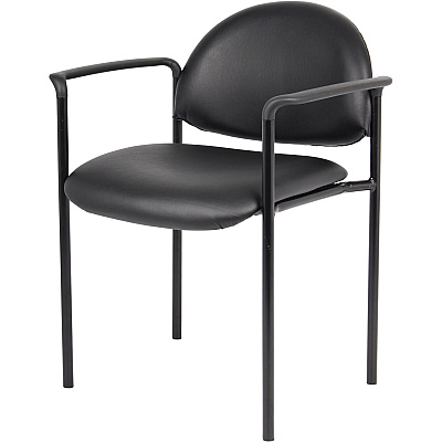 BOSS Diamond Stacking Chair with Arm (B9501CS)