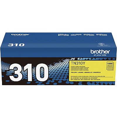 Brother Genuine TN310Y Yellow Toner Cartridge