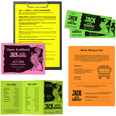 Astrobrights Color Copy Paper - "Neon" ,  5 Assorted Colours (WAU20270)