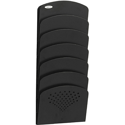 Safco Seven Pocket Letter/Legal Steel Wall Rack (SAF3185BL)