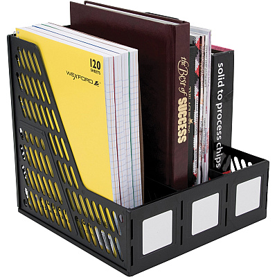 Advantus 3-compartment Magazine/Literature File (AVT34091)