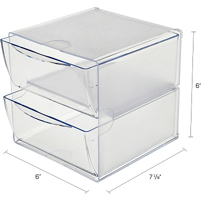 deflecto Stackable Cube Organizer (DEF350101)