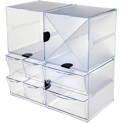 deflecto Stackable Cube Organizer (DEF350101)