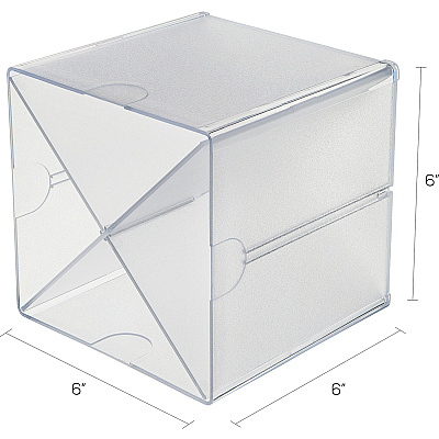 deflecto Stackable Cube Organizer (DEF350201)