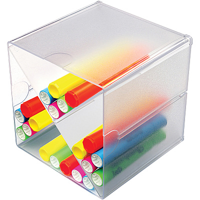 deflecto Stackable Cube Organizer (DEF350201)