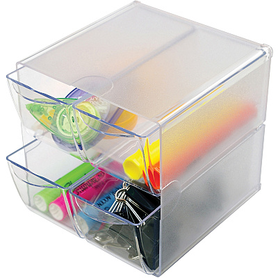 deflecto Stackable Cube Organizer (DEF350301)