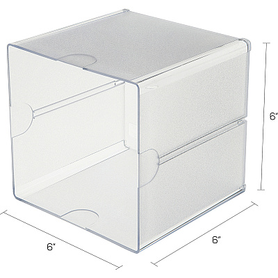 deflecto Stackable Cube Organizer (DEF350401)