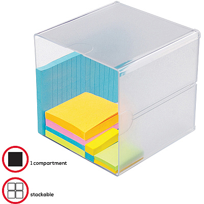 deflecto Stackable Cube Organizer (DEF350401)