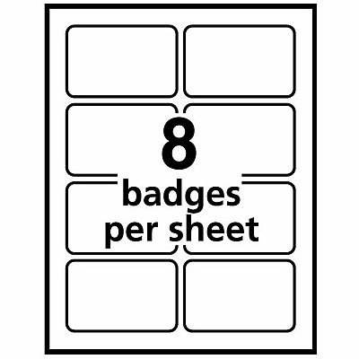Avery Eco-friendly Premium Name Badge Labels (AVE42395)