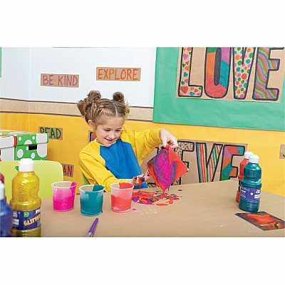 Pacon Creativity Street No-Spill Round Paint Cups With Colored Lids (CKC5100)
