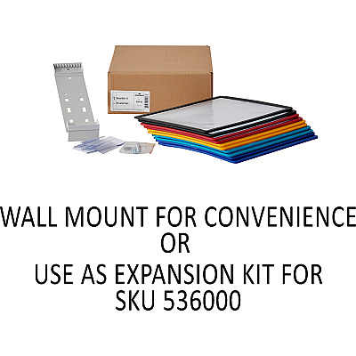 Durable VARIO Wall Mounted Reference Display System (DBL535900)