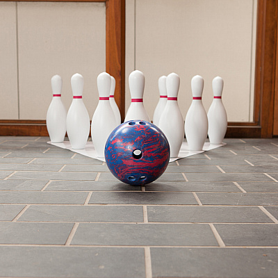Champion Sports Plastic Bowling Ball & Pin Set (CSIBPSET)