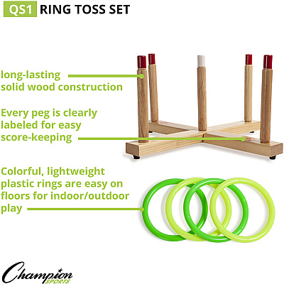 Champion Sports Ring Toss Set (CSIQS1)