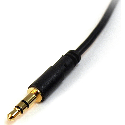 StarTech 15 Ft Slim 3.5mm Stereo Audio Cable Mm (MU15MMS)