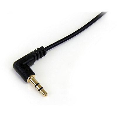 StarTech 3.5mm To Right Angle Stereo Audio Cable (MU1MMSRA)