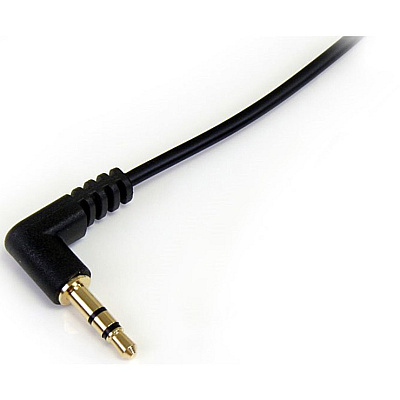 StarTech 3.5mm To Right Angle Stereo Audio Cable (MU3MMSRA)