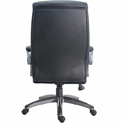 Lorell Executive High-Back Chair with Gun Metal Base (LLR69516)